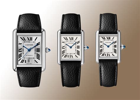 new cartier tank black|cartier tank must sizes.